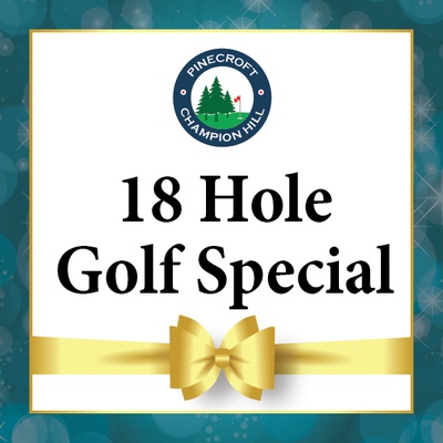 18 hole w/Cart Golf Pass