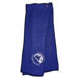 Navy Waffle Towel